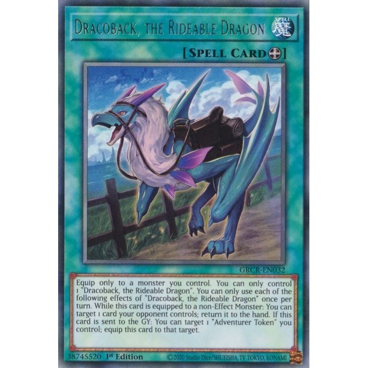 Image for Dracoback, the Rideable Dragon (GRCR-EN032) (GRCR) - YuGiOh