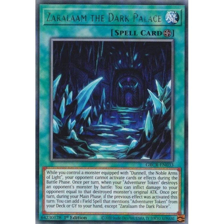 Image for Zaralaam the Dark Palace (GRCR-EN033) (GRCR) - YuGiOh