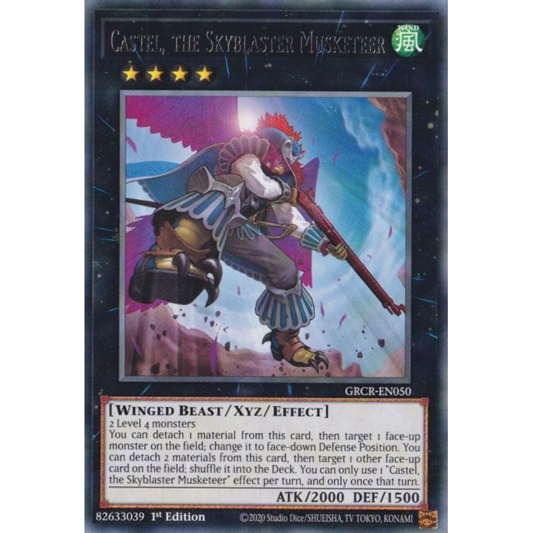 Image for Castel, the Skyblaster Musketeer (GRCR-EN050) (GRCR) - YuGiOh