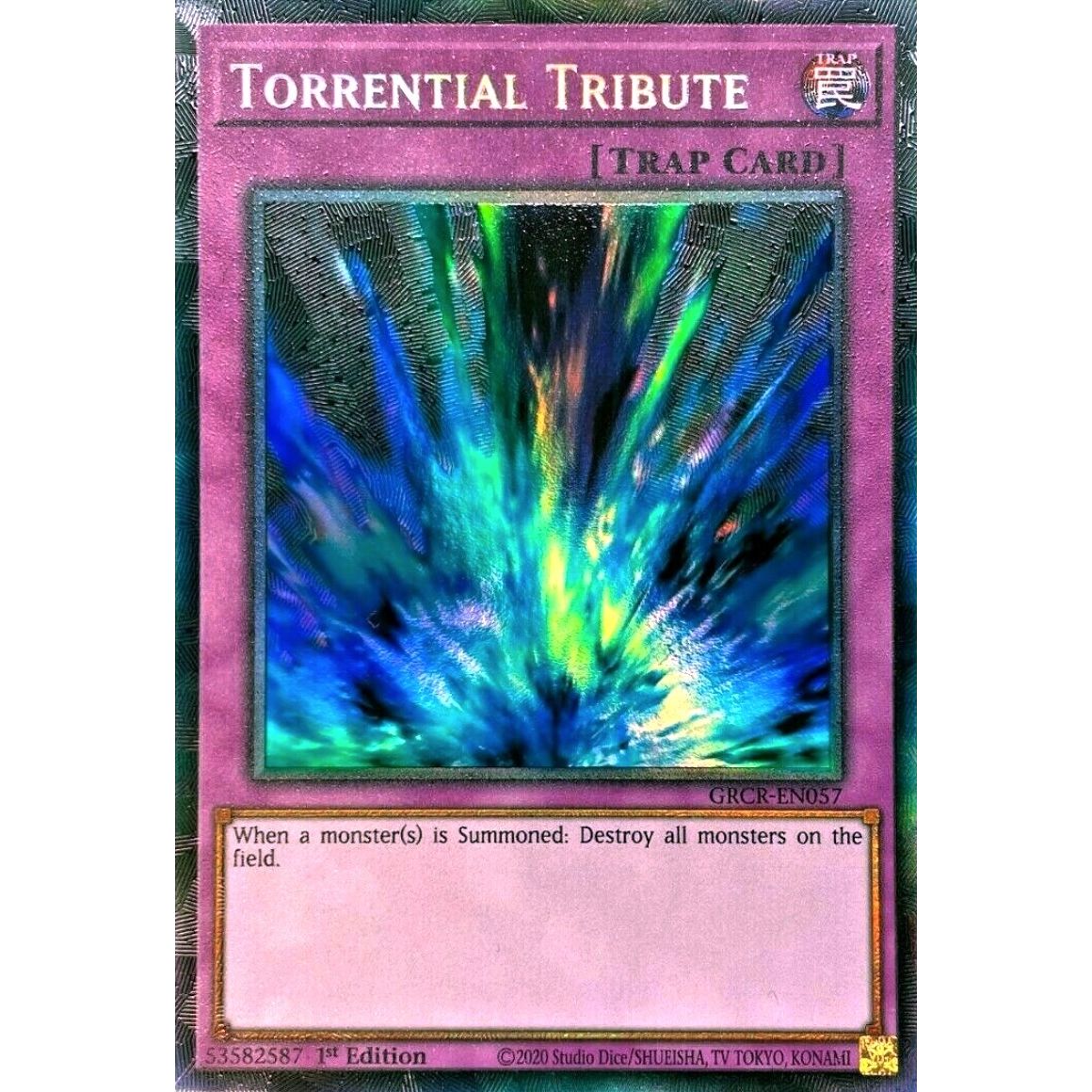 Image for Torrential Tribute (CR) (GRCR-EN057) (GRCR) - YuGiOh