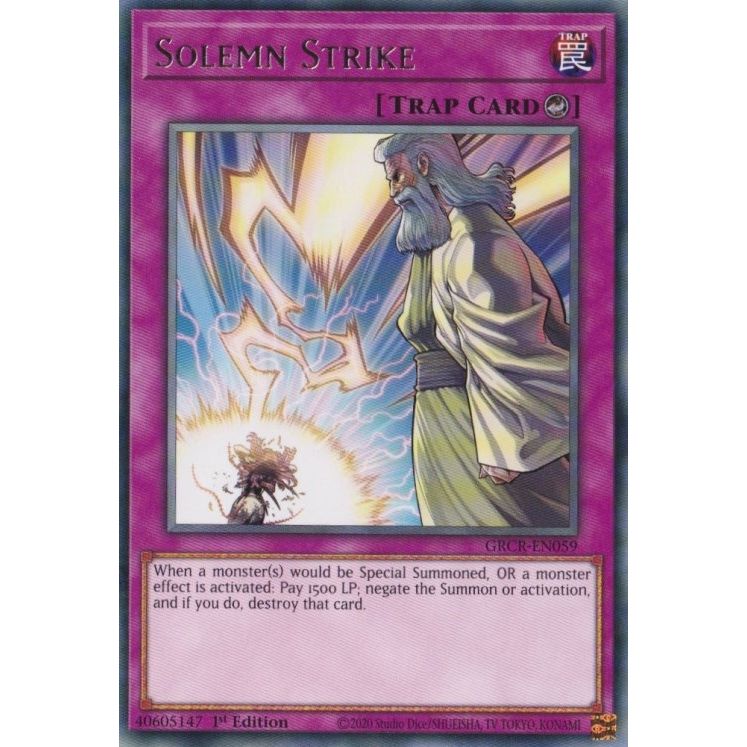 Image for Solemn Strike (GRCR-EN059) (GRCR) - YuGiOh