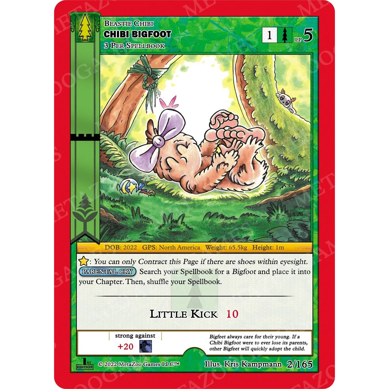 Image for Chibi Bigfoot (2/165) (WILFE) - MetaZoo