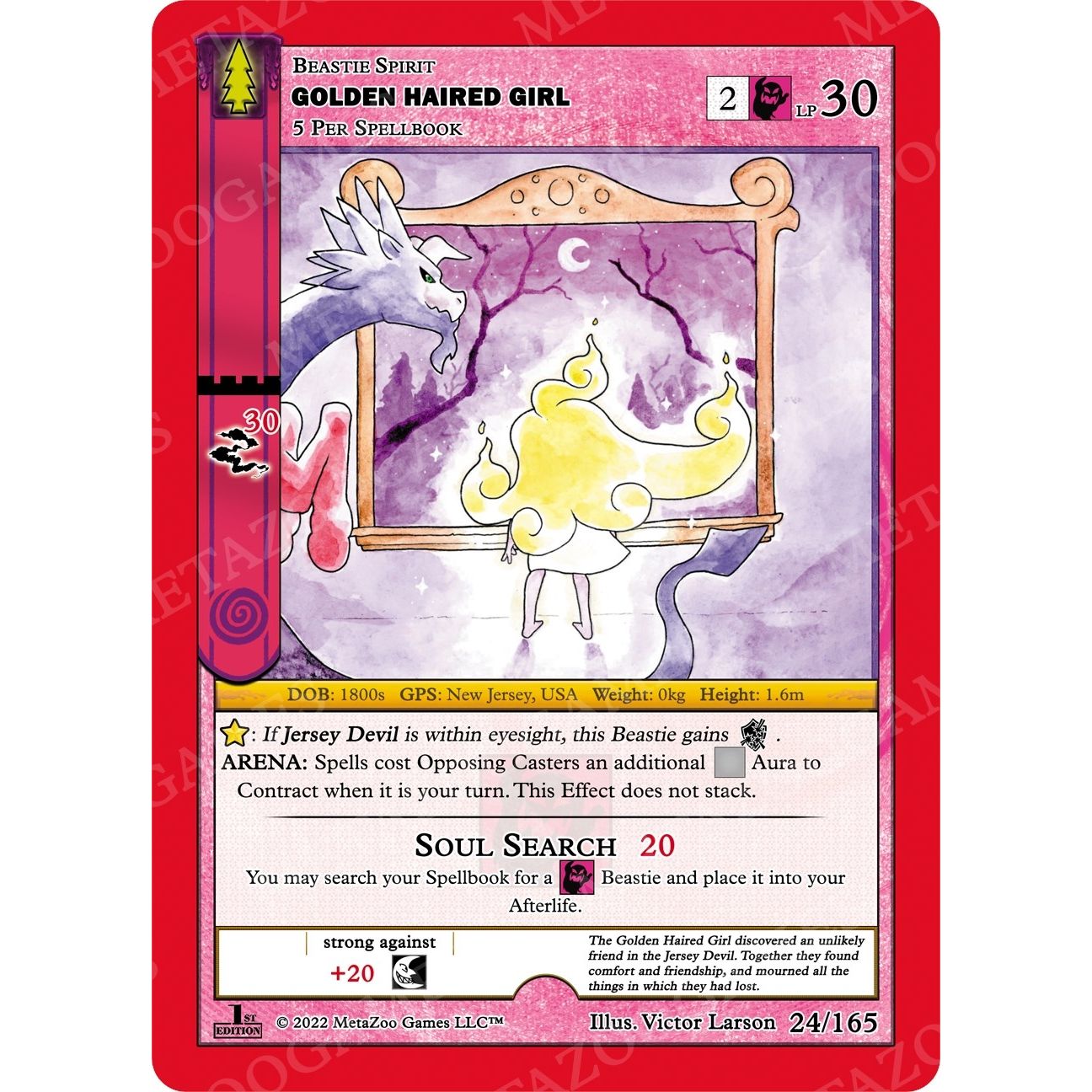 Image for Golden Haired Girl (24/165) (WILFE) - MetaZoo