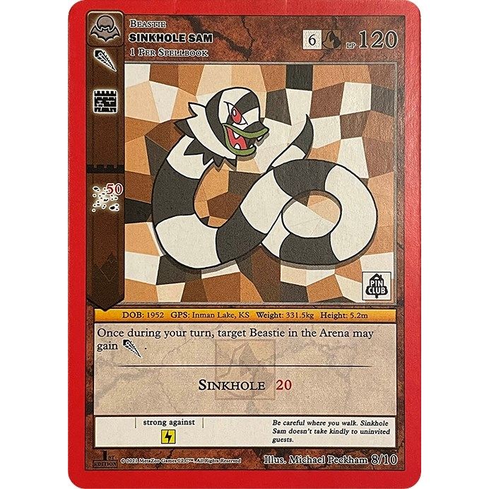 Image for Sinkhole Sam (Pin Club Cryptid Nation Mystery Collection) (8/10) (MISC) - MetaZoo