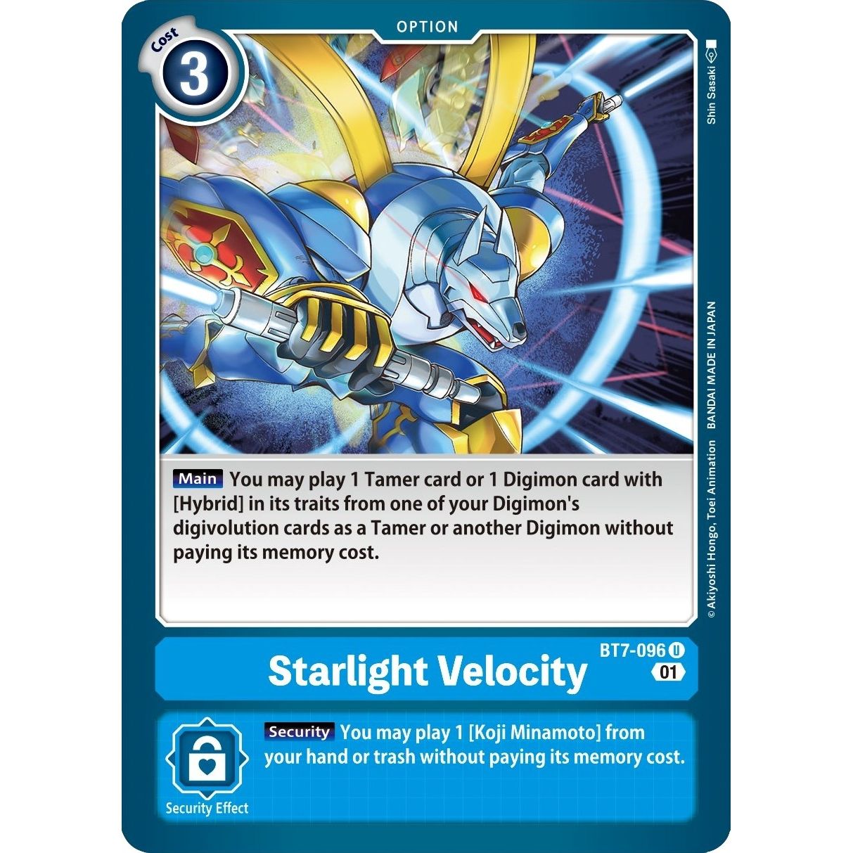 Image for Starlight Velocity (BT7-096 U) (BT07) - Digimon Card Game