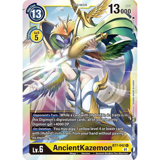Image for AncientKazemon (BT7-042 R) (BT07) - Digimon Card Game