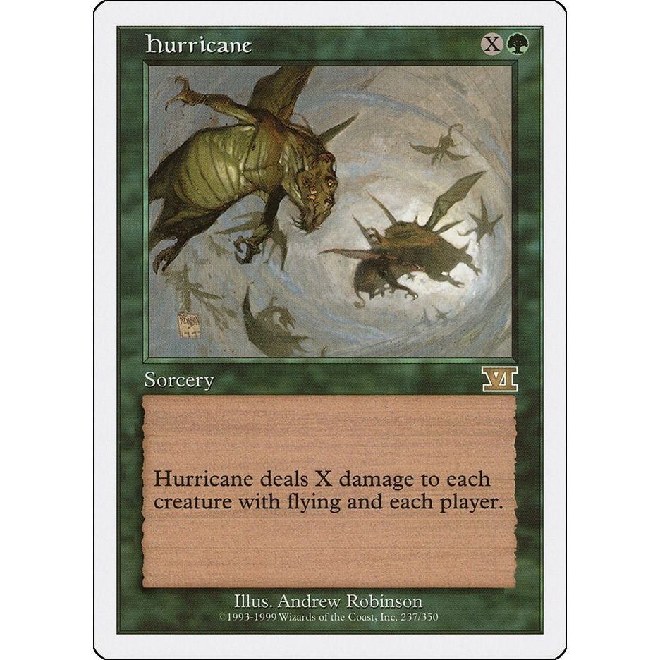 Image for Hurricane (237) (6ED) - Magic: The Gathering