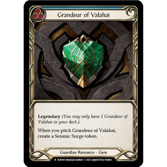 Image for Grandeur of Valahai (EVR000) (EVR) - Flesh and Blood TCG