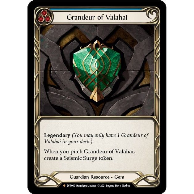 Image for Grandeur of Valahai (EVR000) (EVR) - Flesh and Blood TCG