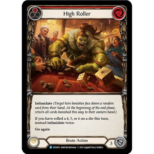 Image for High Roller (Red) (EVR005) (EVR) - Flesh and Blood TCG
