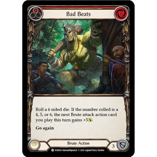 Image for Bad Beats (Red) (EVR014) (EVR) - Flesh and Blood TCG