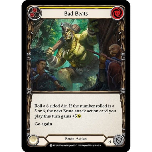 Image for Bad Beats (Yellow) (EVR015) (EVR) - Flesh and Blood TCG