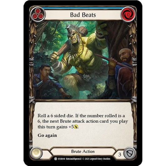 Image for Bad Beats (Blue) (EVR016) (EVR) - Flesh and Blood TCG