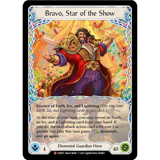 Image for Bravo, Star of the Show (EVR017) (EVR) - Flesh and Blood TCG