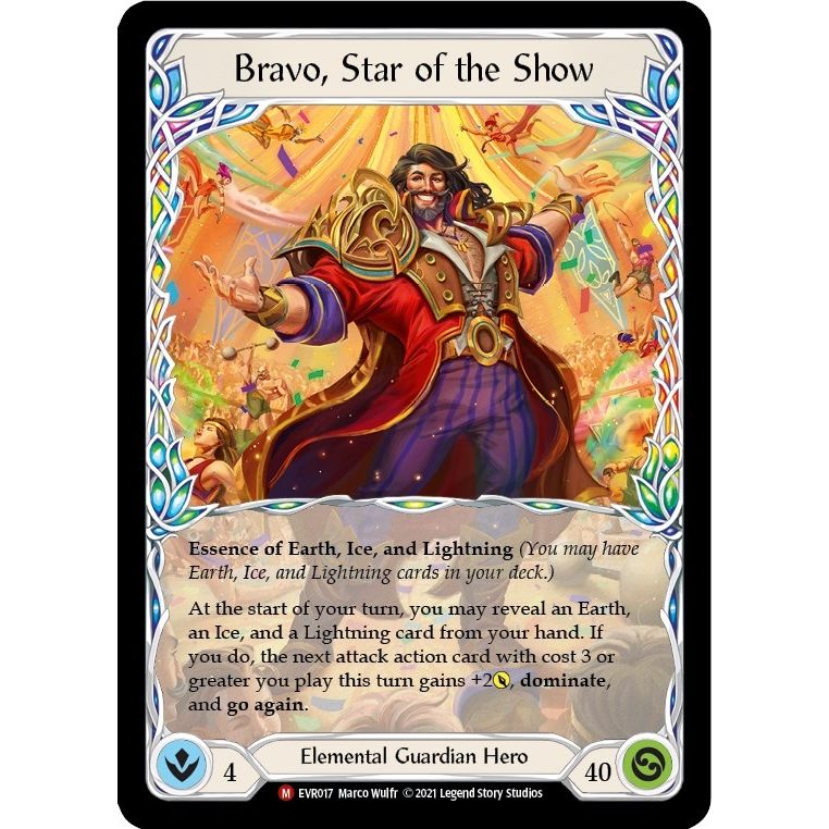 Image for Bravo, Star of the Show (EVR017) (EVR) - Flesh and Blood TCG