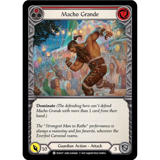 Image for Macho Grande (Red) (EVR027) (EVR) - Flesh and Blood TCG