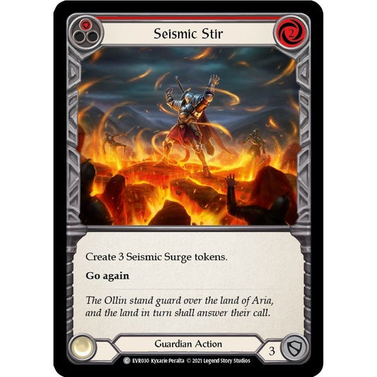 Image for Seismic Stir (Red) (EVR030) (EVR) - Flesh and Blood TCG