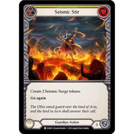 Image for Seismic Stir (Yellow) (EVR031) (EVR) - Flesh and Blood TCG