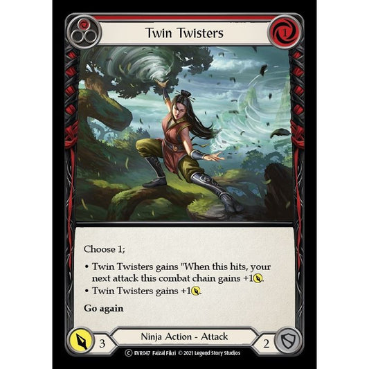 Image for Twin Twisters (Red) (EVR047) (EVR) - Flesh and Blood TCG