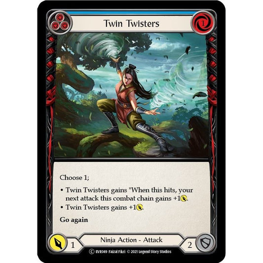 Image for Twin Twisters (Blue) (EVR049) (EVR) - Flesh and Blood TCG