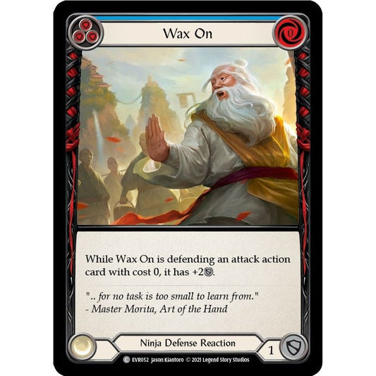 Image for Wax On (Blue) (EVR052) (EVR) - Flesh and Blood TCG