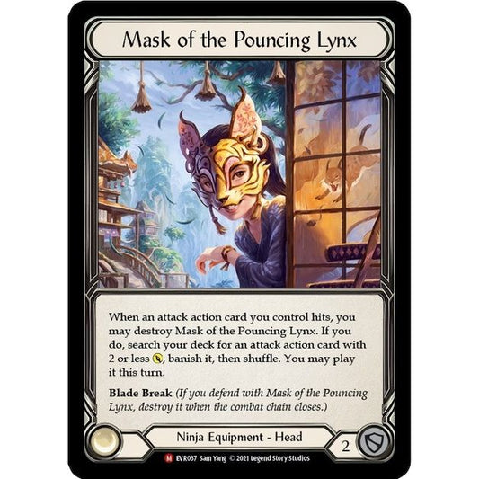 Image for Mask of the Pouncing Lynx (EVR037) (EVR) - Flesh and Blood TCG