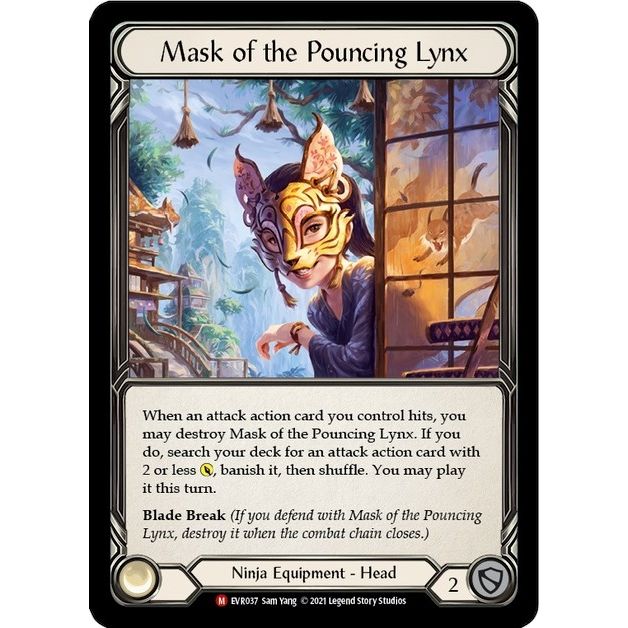 Image for Mask of the Pouncing Lynx (EVR037) (EVR) - Flesh and Blood TCG