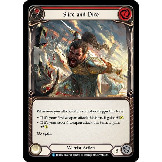 Image for Slice and Dice (Red) (EVR057) (EVR) - Flesh and Blood TCG