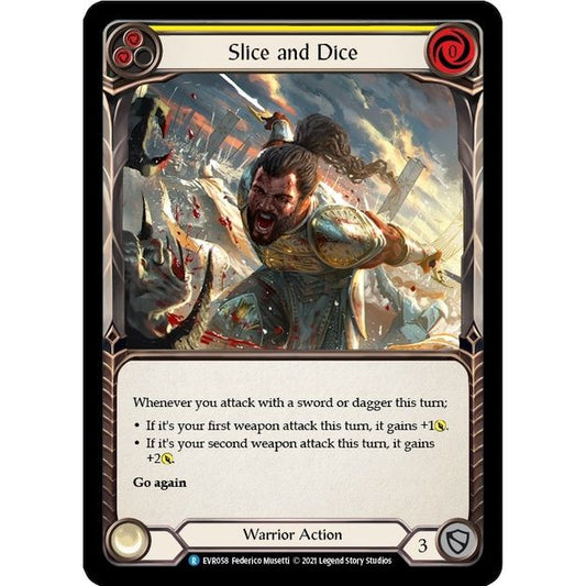 Image for Slice and Dice (Yellow) (EVR058) (EVR) - Flesh and Blood TCG
