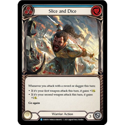 Image for Slice and Dice (Blue) (EVR059) (EVR) - Flesh and Blood TCG