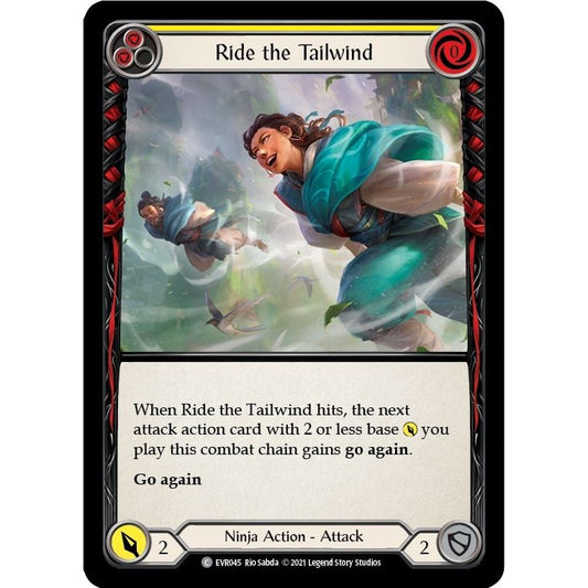 Image for Ride the Tailwind (Yellow) (EVR045) (EVR) - Flesh and Blood TCG