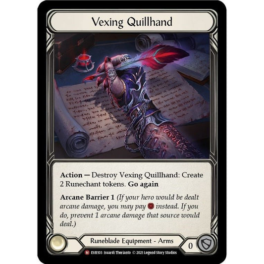 Image for Vexing Quillhand (EVR103) (EVR) - Flesh and Blood TCG