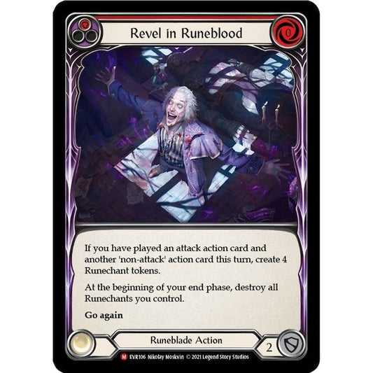 Image for Revel in Runeblood (EVR106) (EVR) - Flesh and Blood TCG
