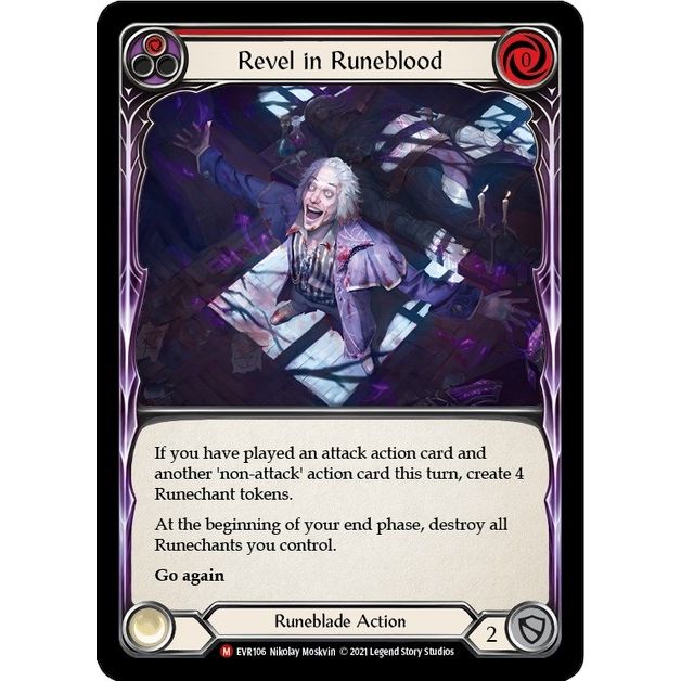 Image for Revel in Runeblood (EVR106) (EVR) - Flesh and Blood TCG