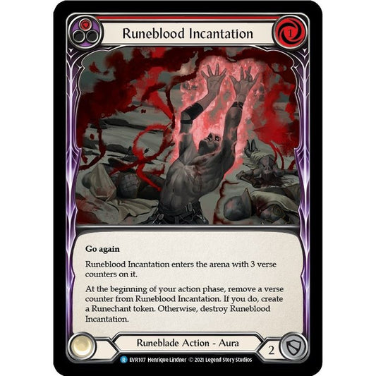 Image for Runeblood Incantation (Red) (EVR107) (EVR) - Flesh and Blood TCG