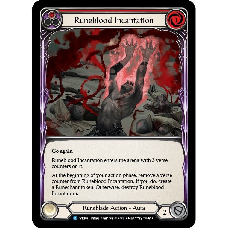 Image for Runeblood Incantation (Red) (EVR107) (EVR) - Flesh and Blood TCG