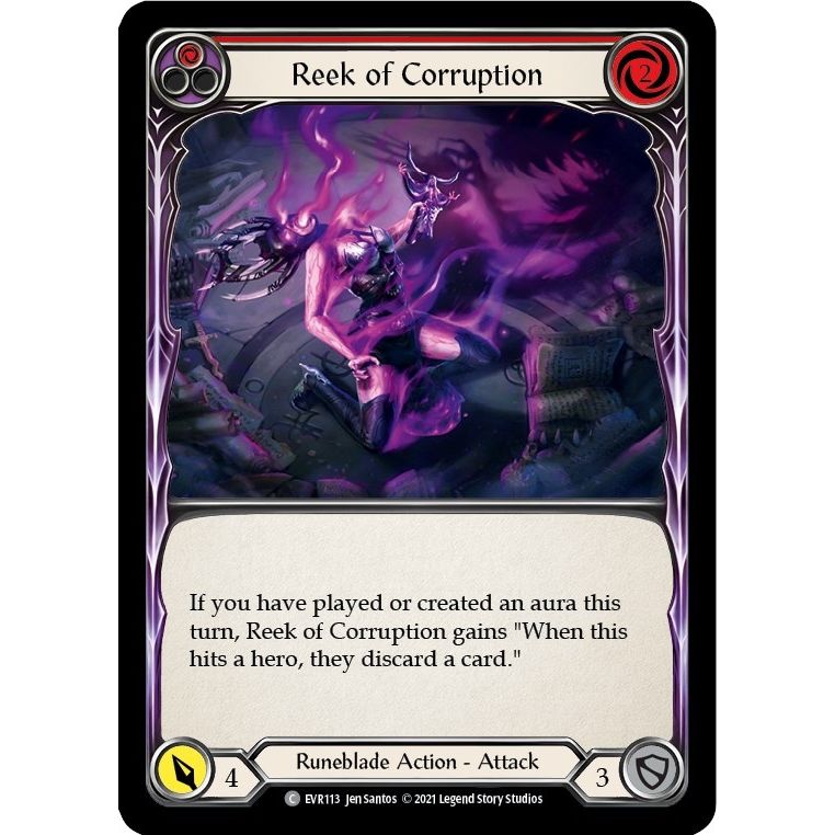 Image for Reek of Corruption (Red) (EVR113) (EVR) - Flesh and Blood TCG