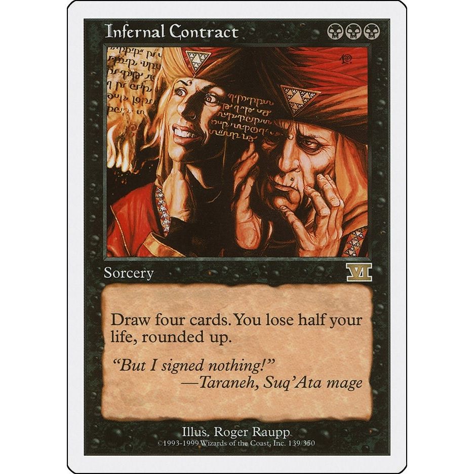 Image for Infernal Contract (139) (6ED) - Magic: The Gathering