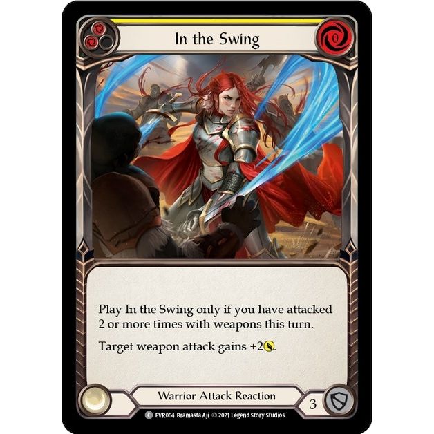 Image for In the Swing (Yellow) (EVR064) (EVR) - Flesh and Blood TCG