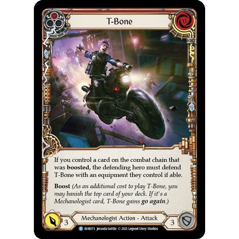 Image for T-Bone (Red) (EVR073) (EVR) - Flesh and Blood TCG