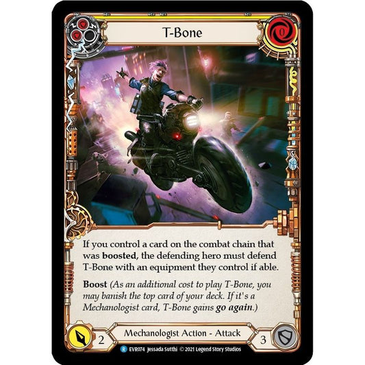 Image for T-Bone (Yellow) (EVR074) (EVR) - Flesh and Blood TCG