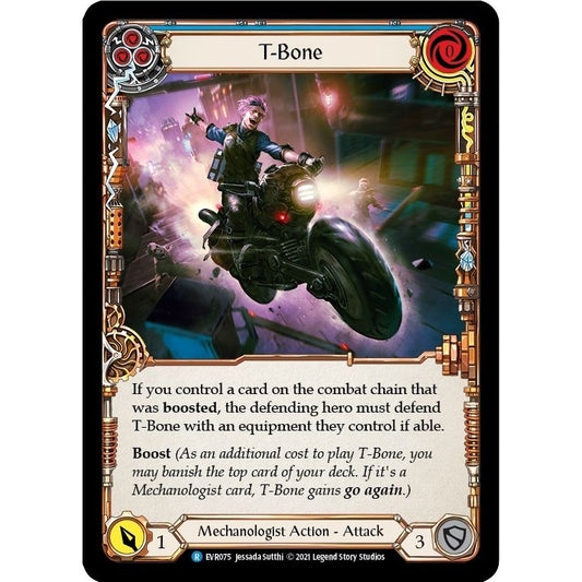 Image for T-Bone (Blue) (EVR075) (EVR) - Flesh and Blood TCG