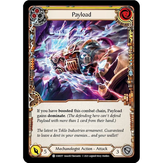Image for Payload (Yellow) (EVR077) (EVR) - Flesh and Blood TCG