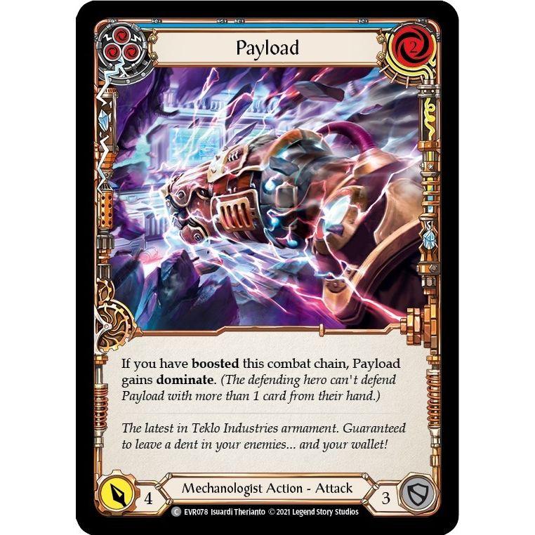 Image for Payload (Blue) (EVR078) (EVR) - Flesh and Blood TCG