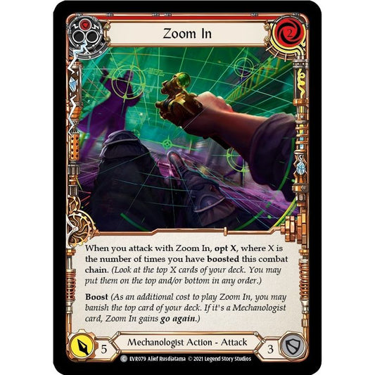 Image for Zoom In (Red) (EVR079) (EVR) - Flesh and Blood TCG