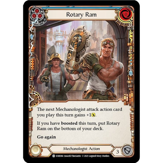 Image for Rotary Ram (Blue) (EVR084) (EVR) - Flesh and Blood TCG