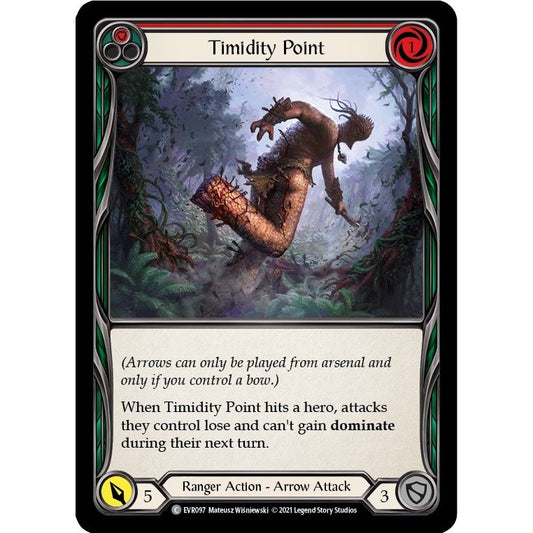 Image for Timidity Point (Red) (EVR097) (EVR) - Flesh and Blood TCG