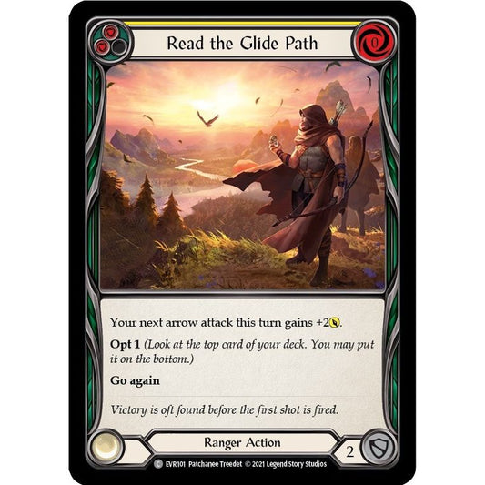 Image for Read the Glide Path (Yellow) (EVR101) (EVR) - Flesh and Blood TCG