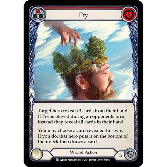 Image for Pry (Red) (EVR128) (EVR) - Flesh and Blood TCG