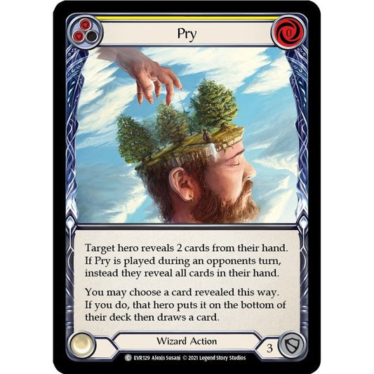 Image for Pry (Yellow) (EVR129) (EVR) - Flesh and Blood TCG